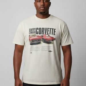 Chemistry Chevy Camaro Corvette Graphic Tee - Cream